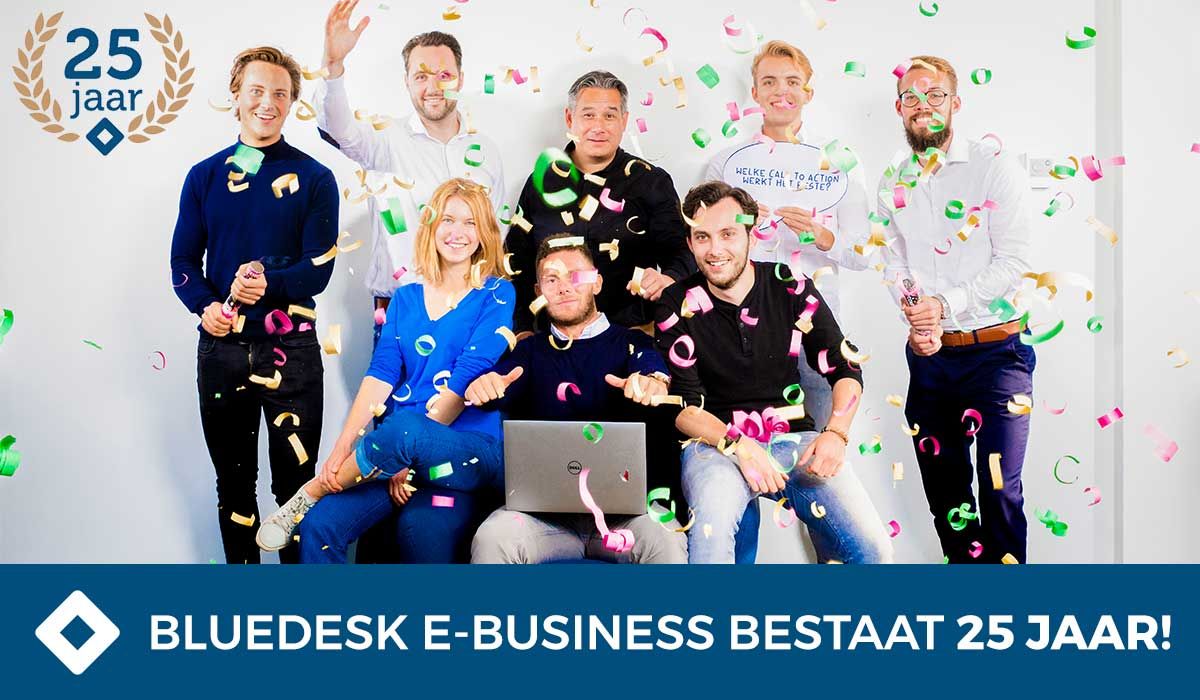 Bluedesk e-business bestaat 25 jaar